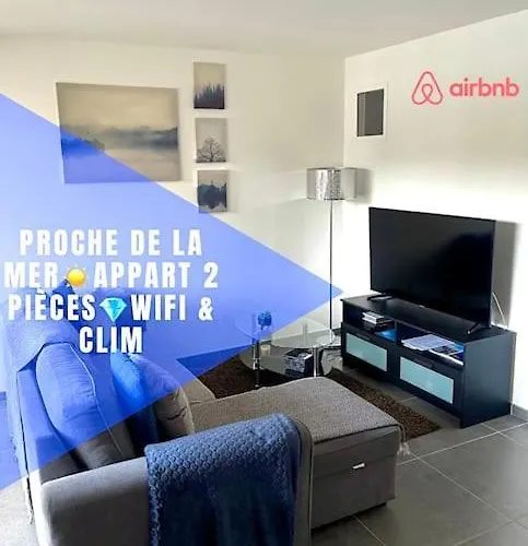 Proche Et Centre 2 Pieces Wifi&clim Sainte-Maxime